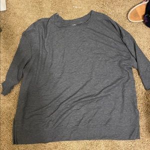Gray crew sweatshirt
